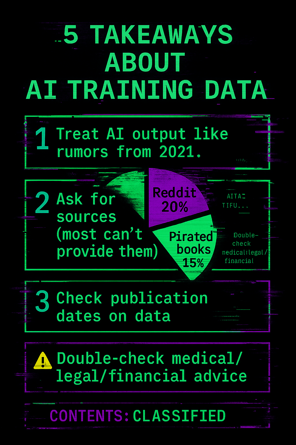 Five key takeaways about AI training data quality and verification